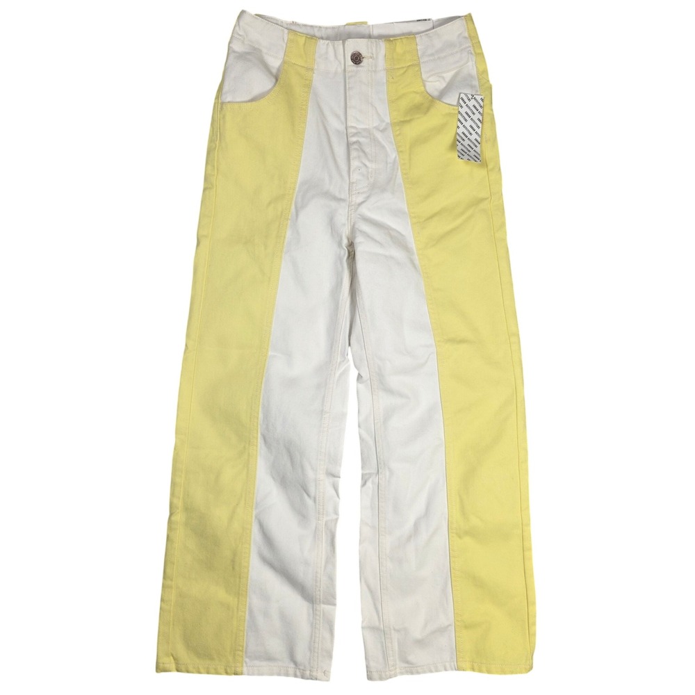 BDG High & Wide Colorblock Jeans Womens 27 Festival Skater Retro Bold Urban